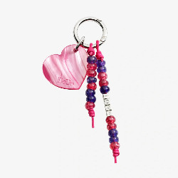 Bag Charms Dodo Stellina Plastic DVC5002_BAGHR_FX2AC Fuchsia Keychain