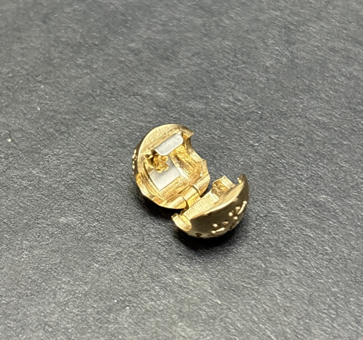 Pandora ALE Authentic 14k (585) Yellow Gold Floral Lucerne Clip Charm