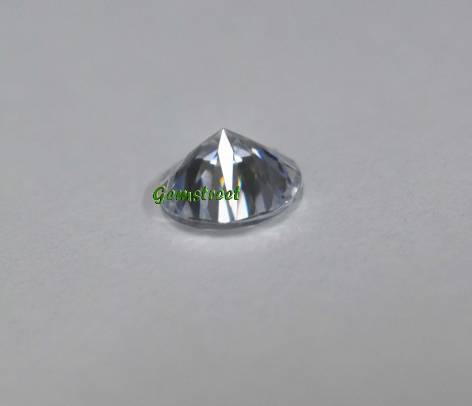 Brilliant 4 Ct Natural White Sapphire Round Cut Certified September Birthstone.
