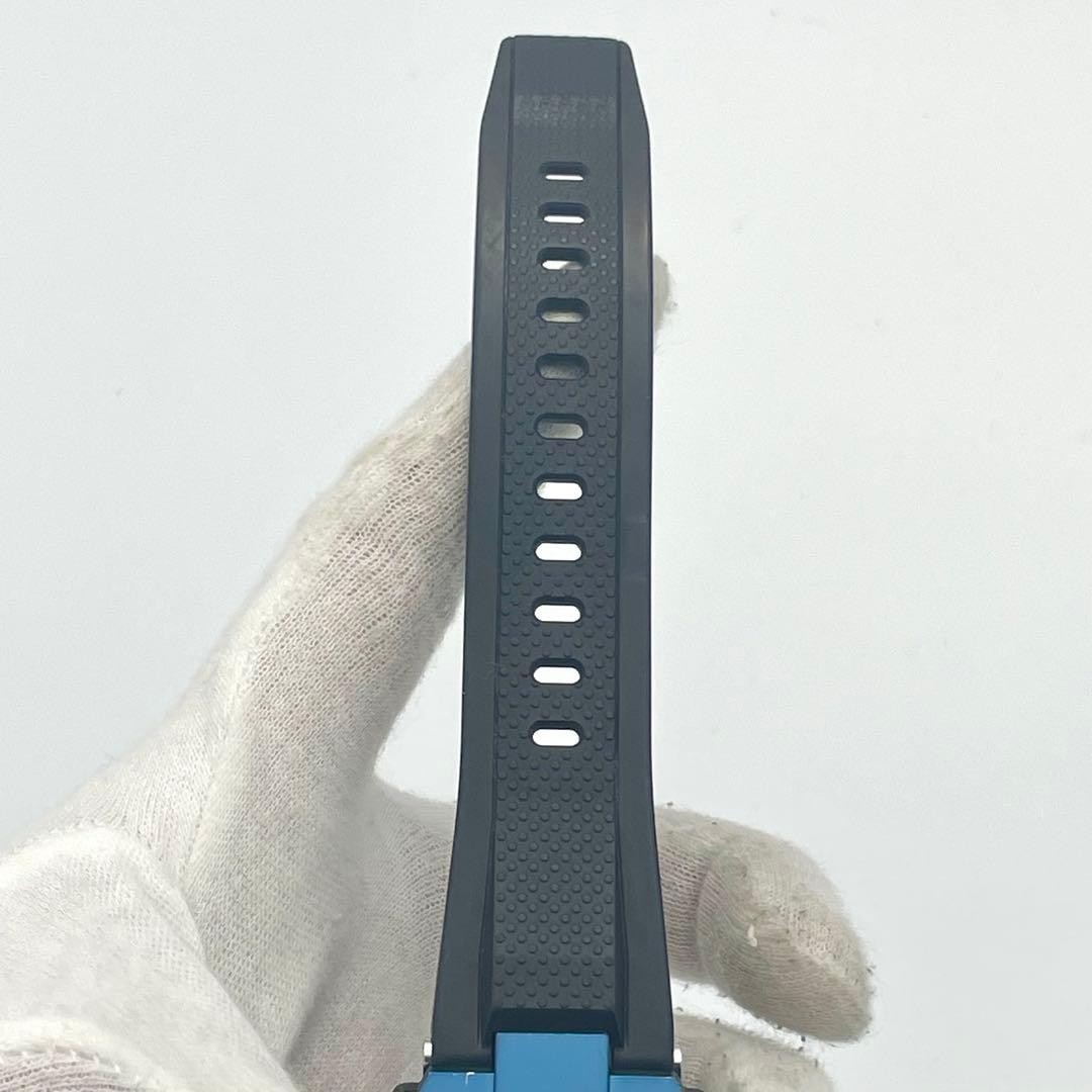 CASIO G-SHOCK GST-W300G-1A2JF Blue Black Analog Digital Watch Used Japan