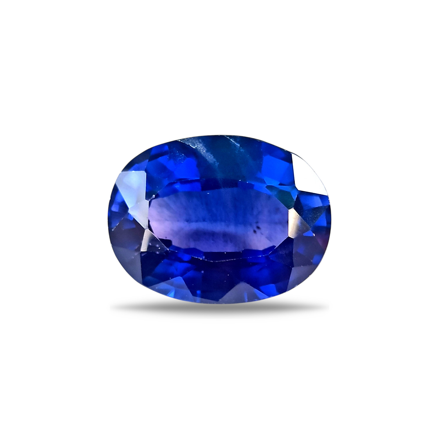 12.45 Ct Natural Blue Sapphire Oval Cut Deep Royal Blue Ceylon Loose Gemstone