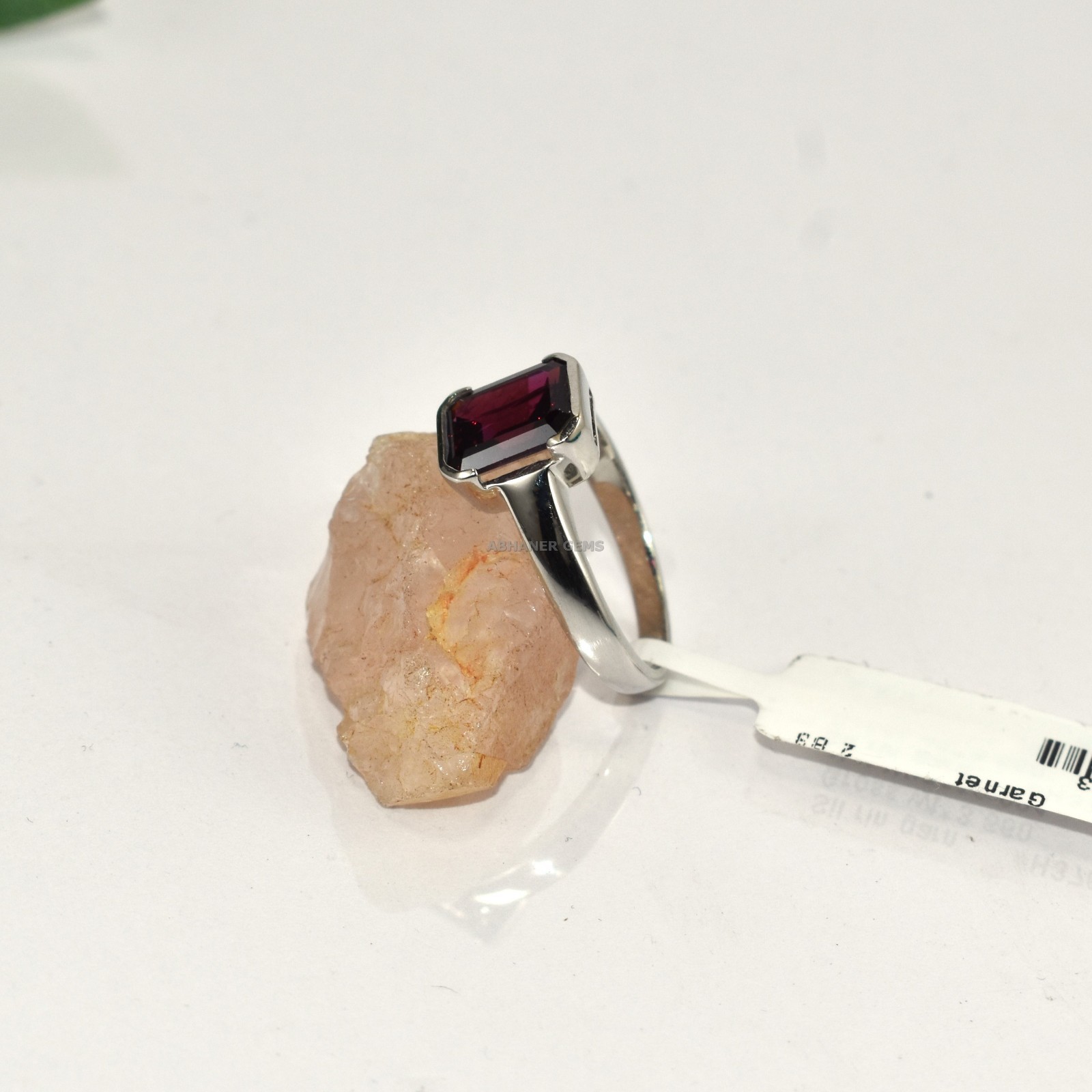 Gorgeous Garnet 925 Sterling Silver Ring Innovative Classic Handmade Jewelry