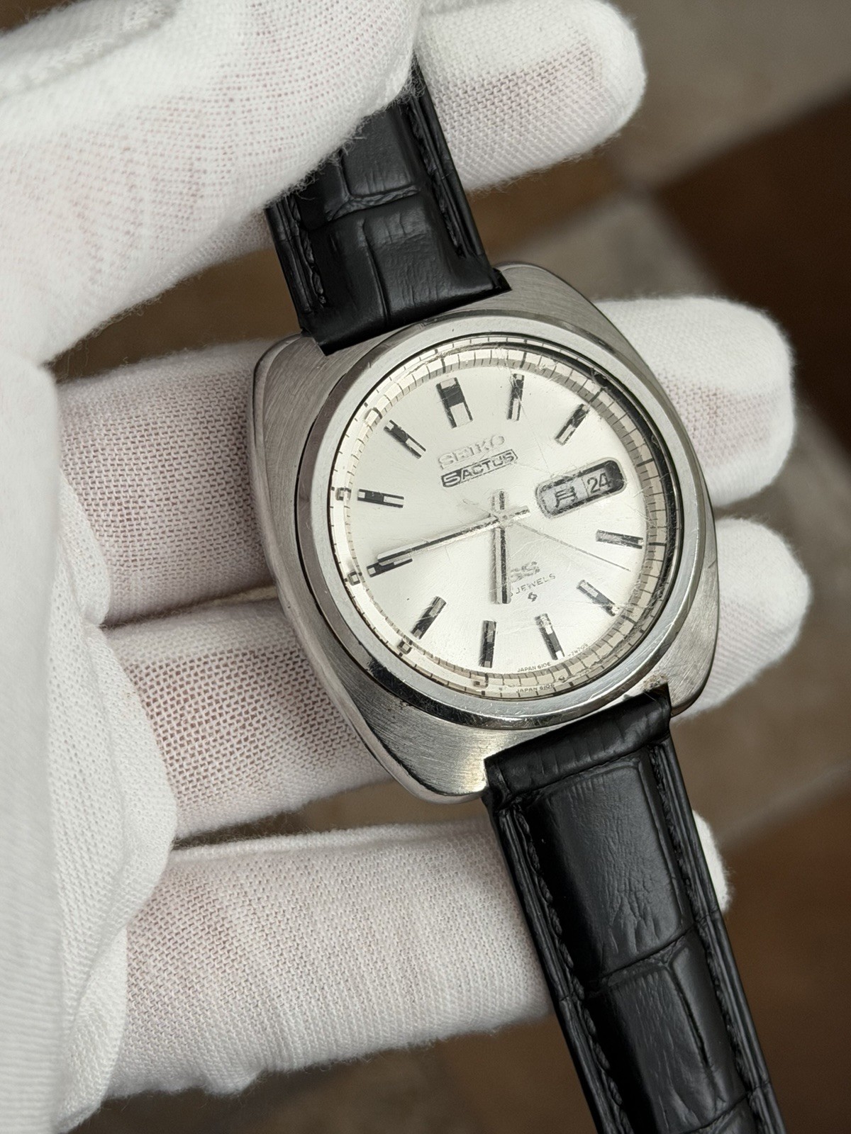 Rare Vintage Seiko 5 Actus 6106-6440 Men’s Automatic Dress Sports Watch JDM 70s