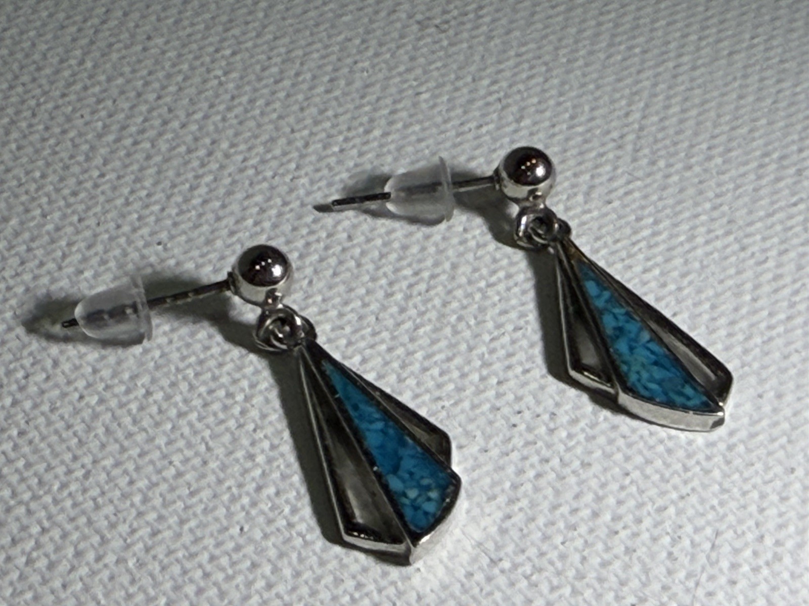 Small Dangly Turquoise Earings