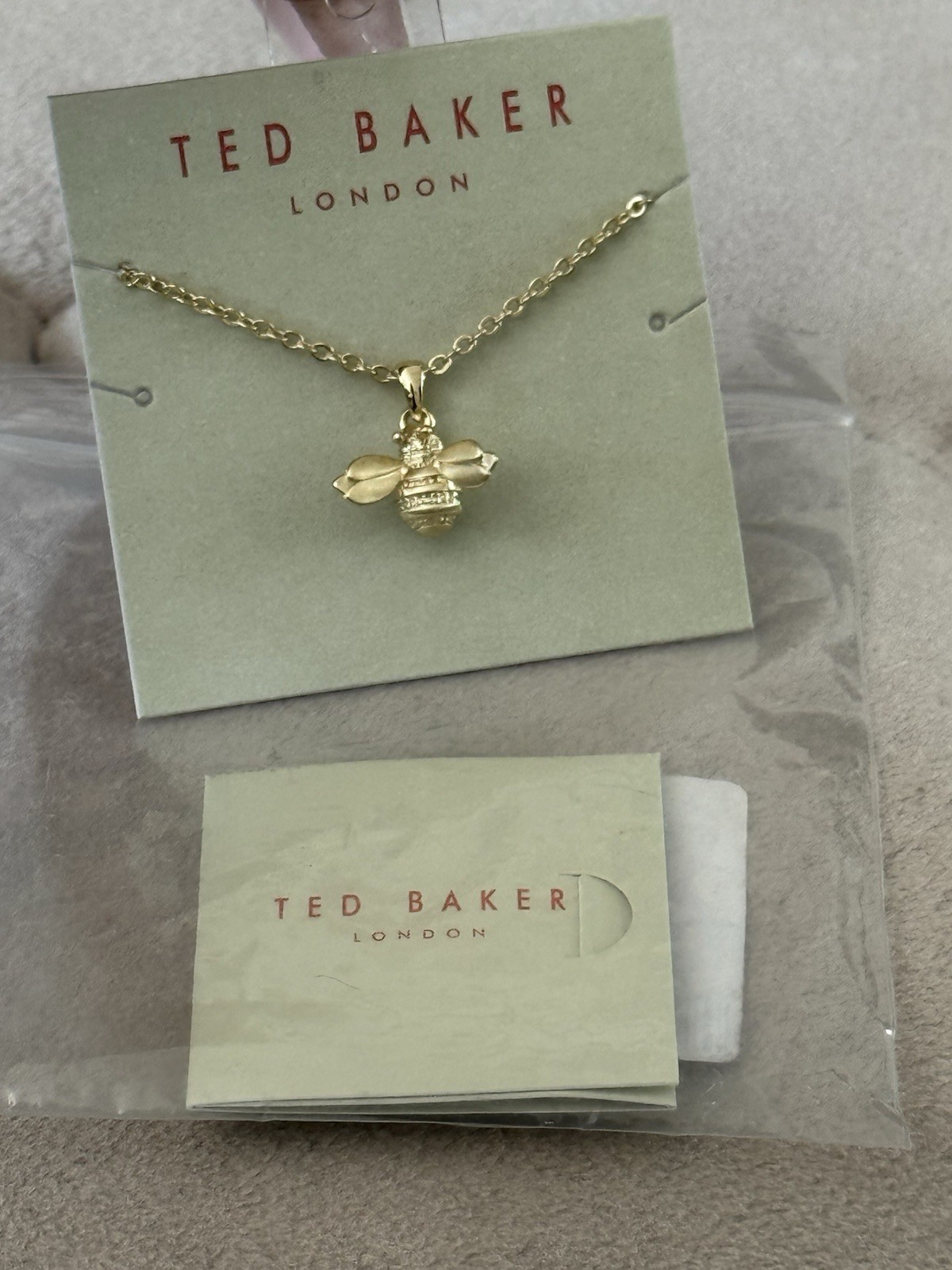 Ted Baker Gold Gone Necklace Bellema Bumble Bee
