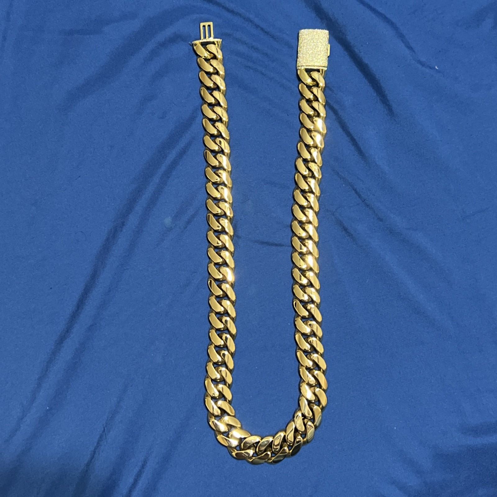 20MM 26INCH HEAVY MIAMI CUBAN 14KT GOLD ELECTROPLATED 10X WITH MOISSANITE CLASP