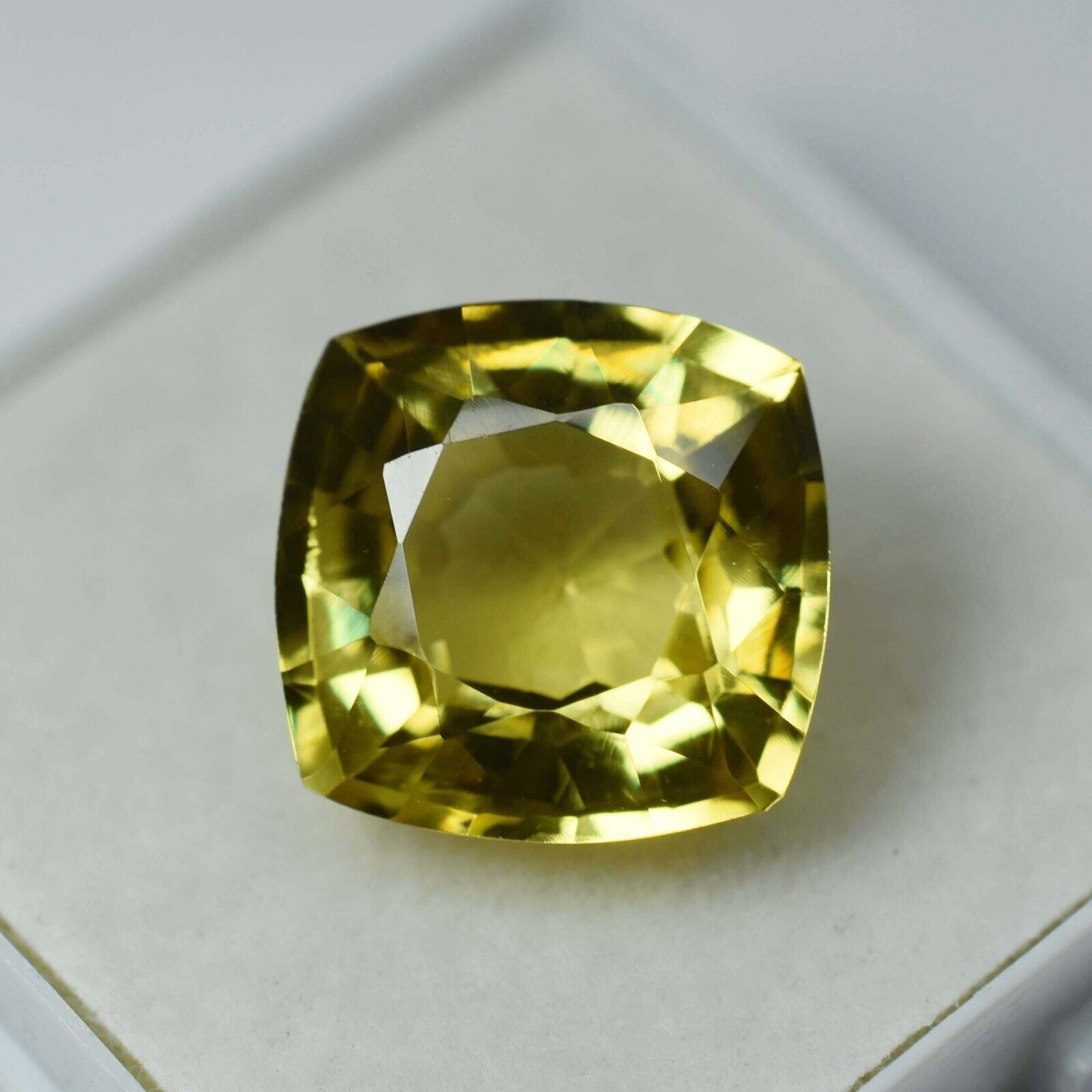 8.90 Ct AA+ Natural Sapphire Loose Gemstone CERTIFIED Yellow Square Cushion Cut
