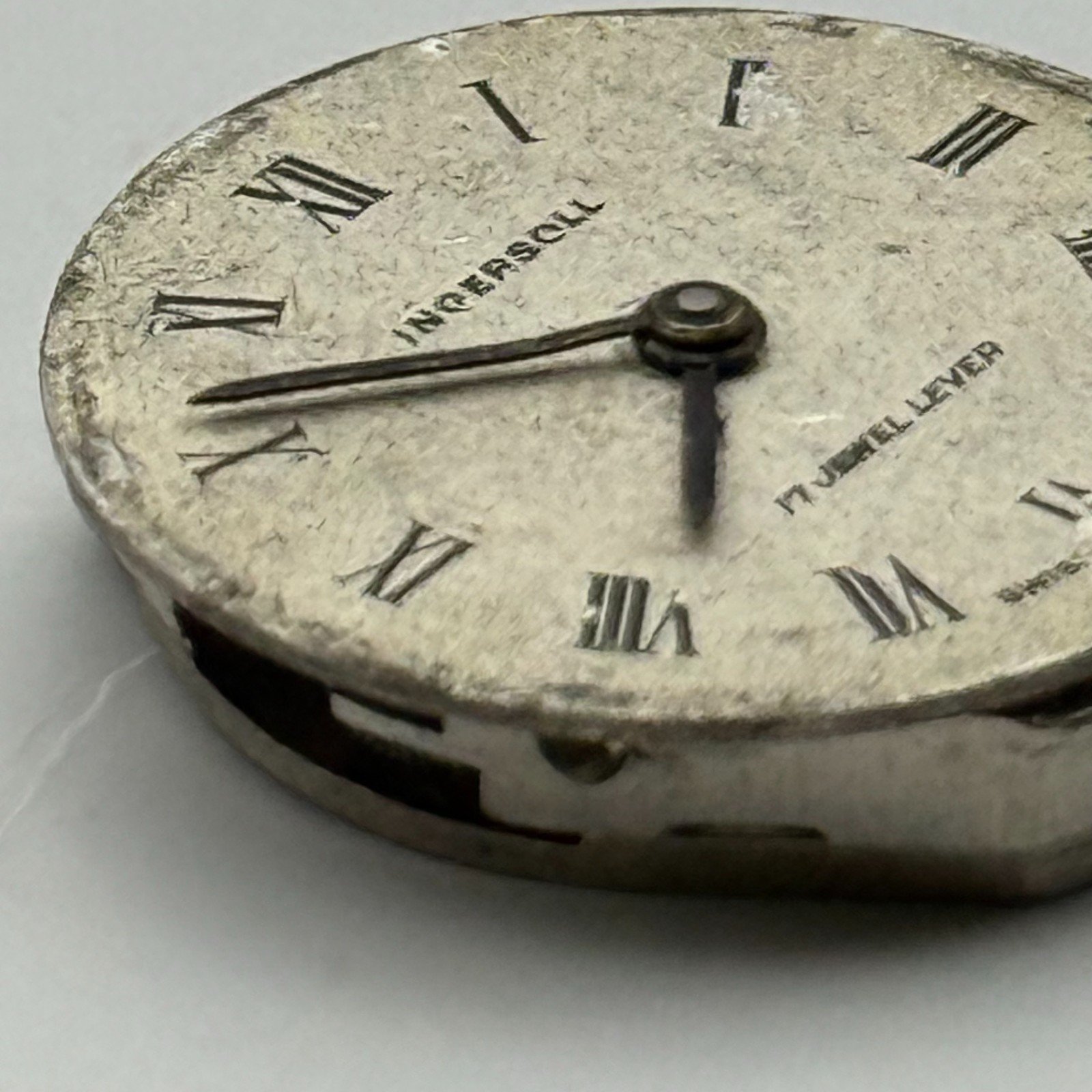 FHF 69-21 Watch Movement Ingersoll Swiss 17 Jewels Manual Wind Parts 15.3mm