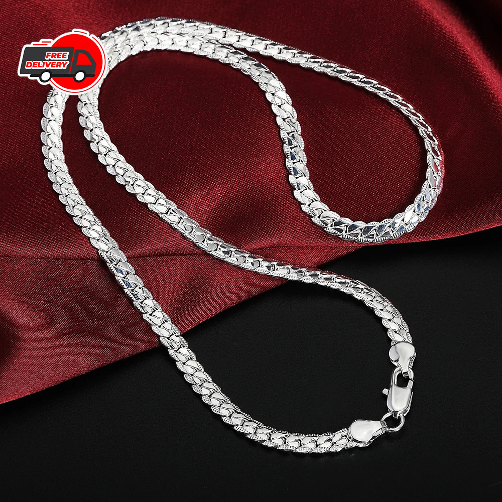 TU PUEDES Cadena De Plata 925 Para Hombre Lucir Elegante Y Atractivo