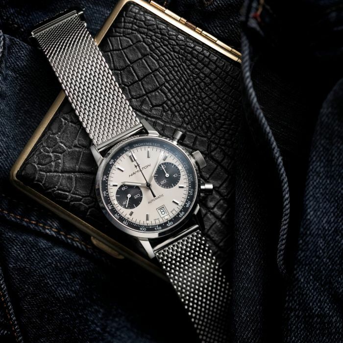 Hamilton American Classic Intra-Matic Auto Chrono White Dial Men Watch H38416111