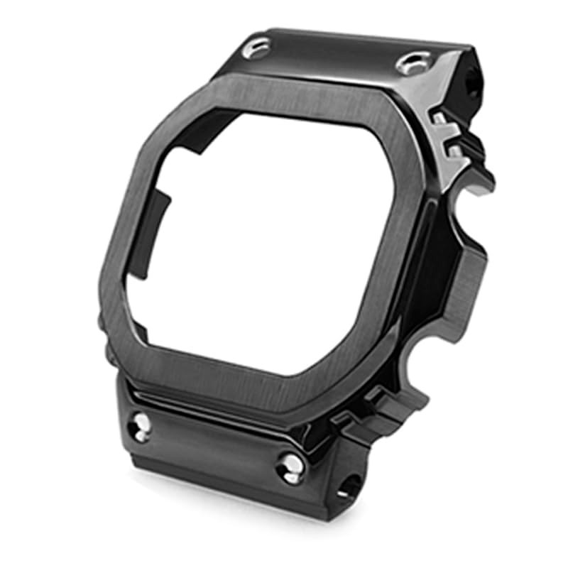 Stainless Steel Case Mod Kit for G-Shock DW5600, Bezel & Strap Bracelet Upgrade