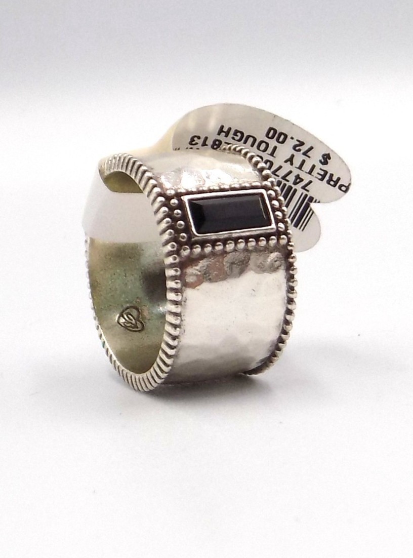 Brighton Pretty Tough Gem Wide Band Ring Size 9 NWT