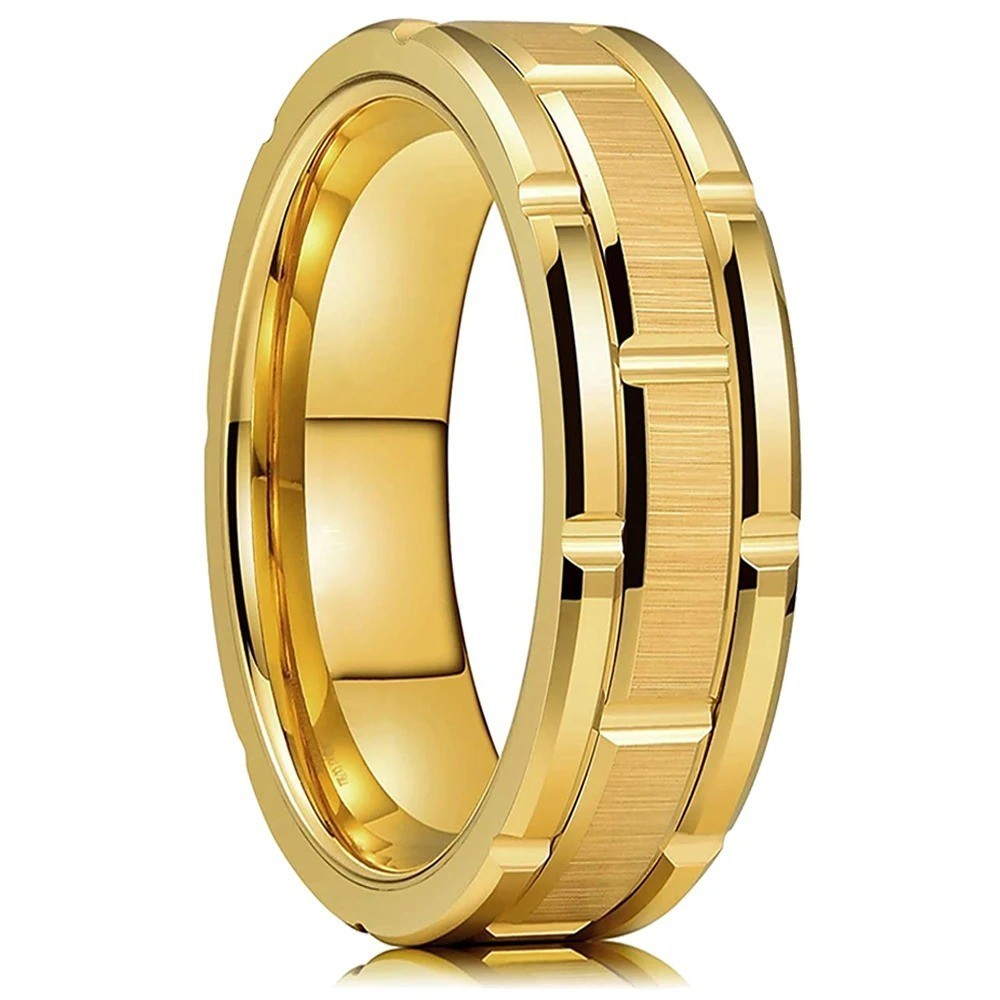 Men Women Gold Plated Blue Black Red Stainless Steel Celtic Dragon Band Ring 8mm