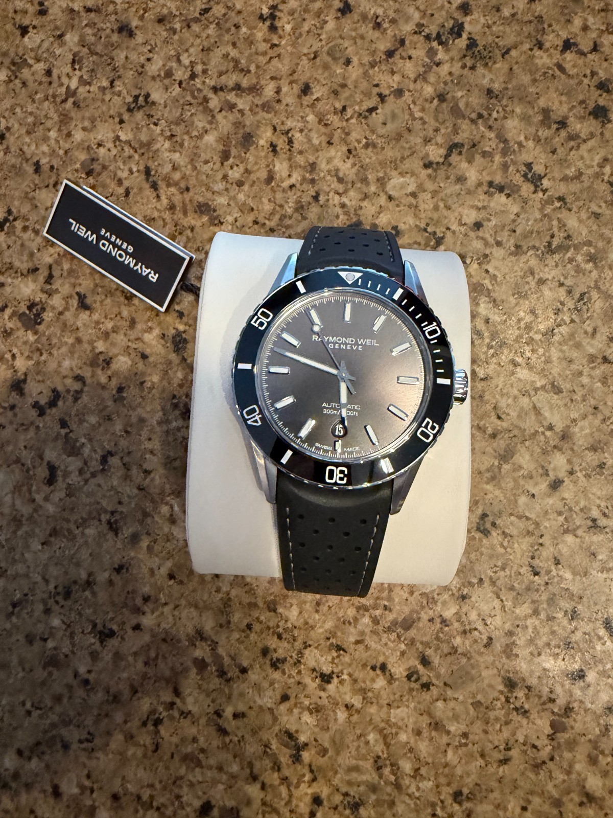 Raymond Weil Freelancer Diver 42.5mm Stainless Steel Men’s Automatic Black (NIB)