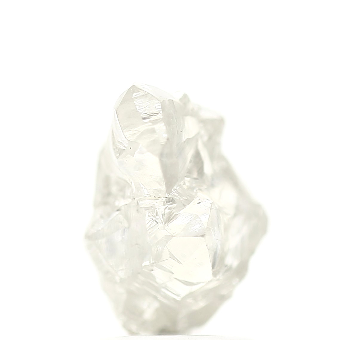 1.91 Carat Natural White Rough Clear Uncut Raw Diamond