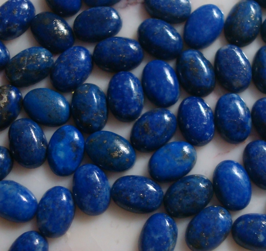 Lapis cabochon natural afghanistan lapis lazuli oval cabochons 5x7mm cb015