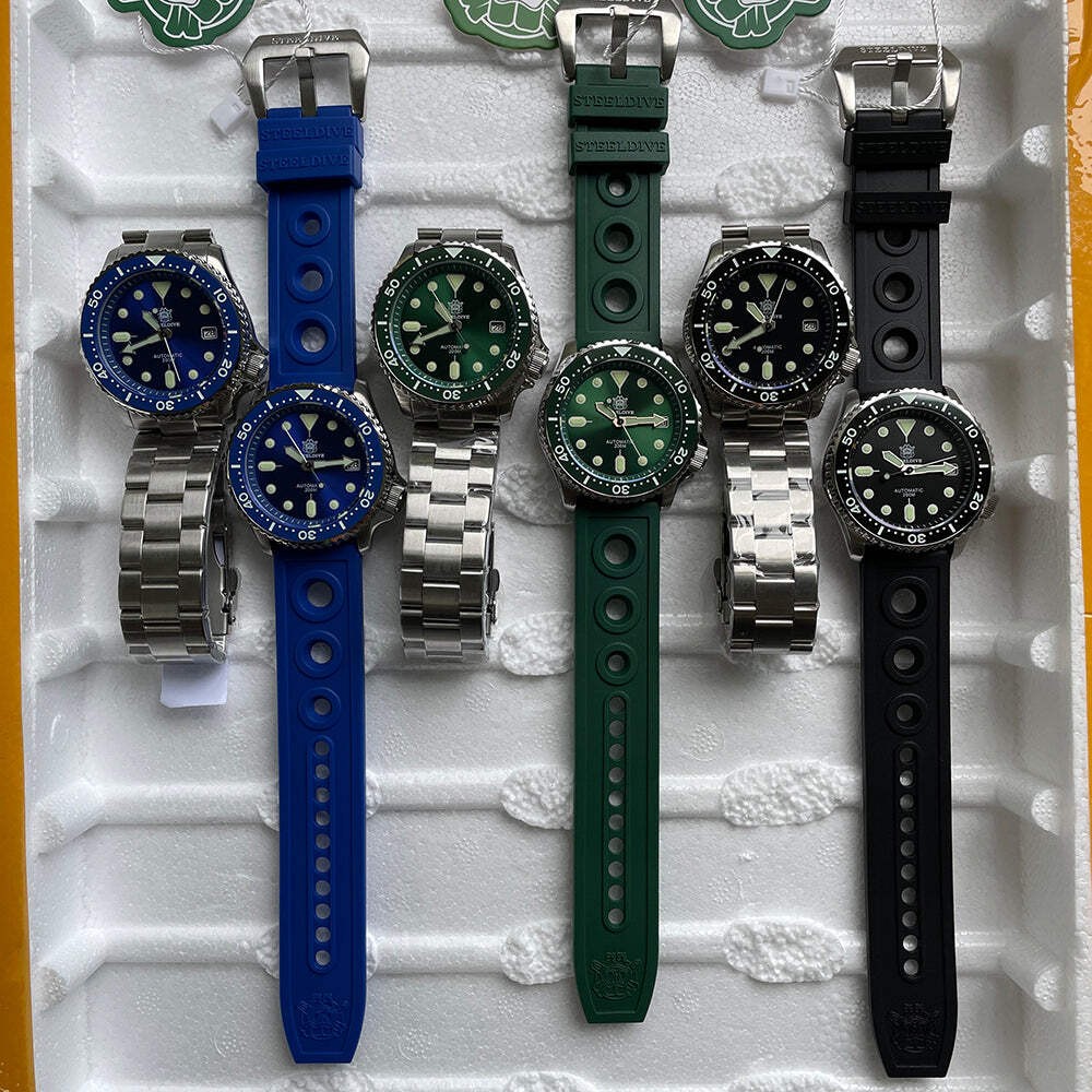 STEELDIVE SD1973 — Ceramic Bezel Insert Sapphire 200mm 41.2mm NH35 Dive Watch