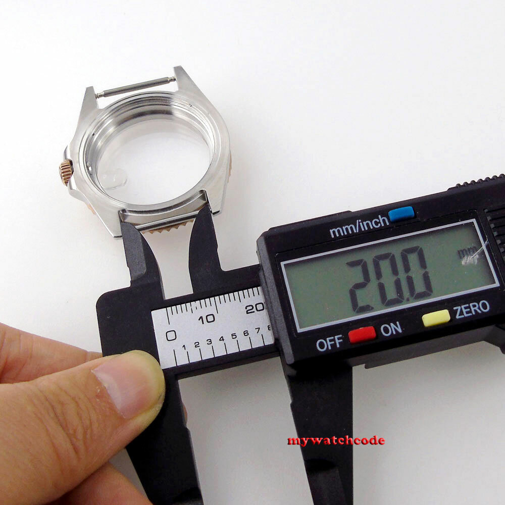 40MM SUB GMT bidirectional bezel Watch Case Sapphire Fit NH34 NH35 NH36 2824