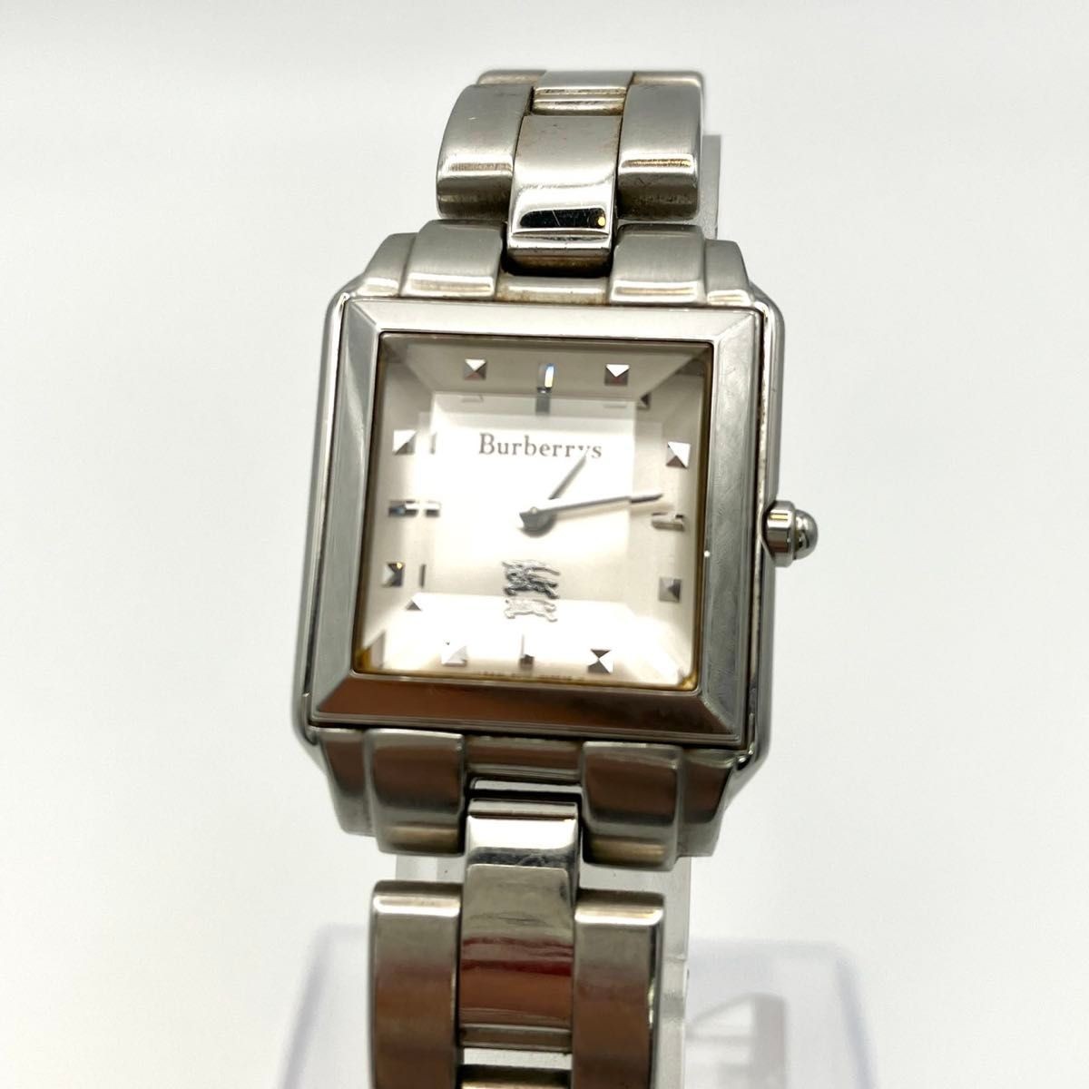 New Battery Replacement Working Burberry Vintage Watch Rectangular Cut Glass Sha