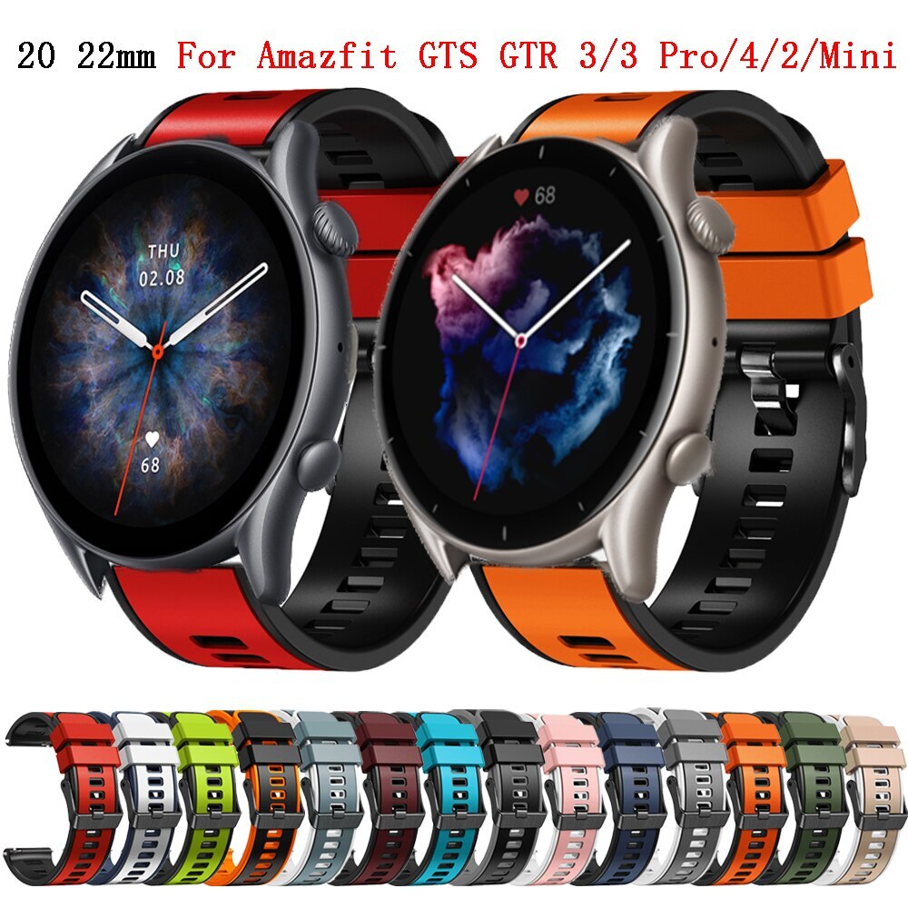 20 22mm Watch Strap Band For Amazfit GTS 3 4 2 Mini GTR 4 3 2 42 47mm GTR3 Pro