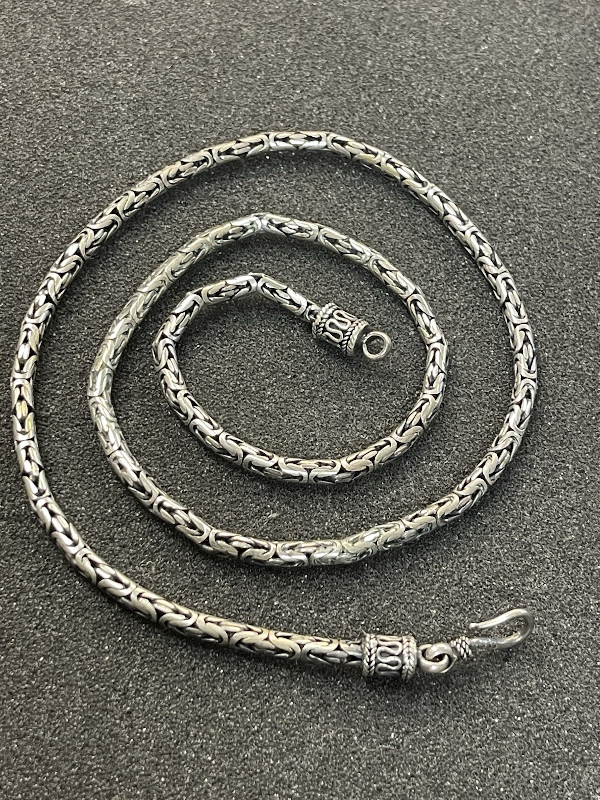 Byzantine Link 23” Sterling Silver Necklace…TJ1195