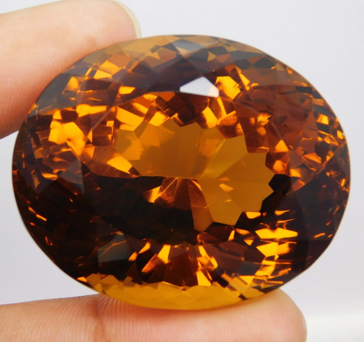 Certified 257.20 Ct Natural Imperial Topaz Rare “Yellow Brown” Loose Gemstone