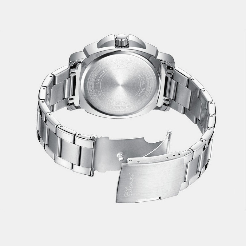 CHENXI Men’s Stainless Steel Luminous Casual Business Calendar Quartz Watch Gift