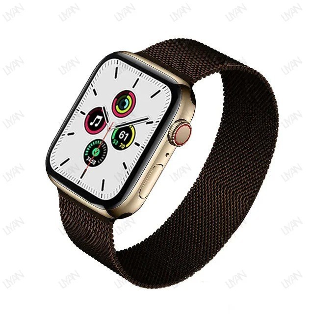 Milanese Loop for apple watch band 44mm 45mm 40mm 41mm 46-42mm pride bracelet iw