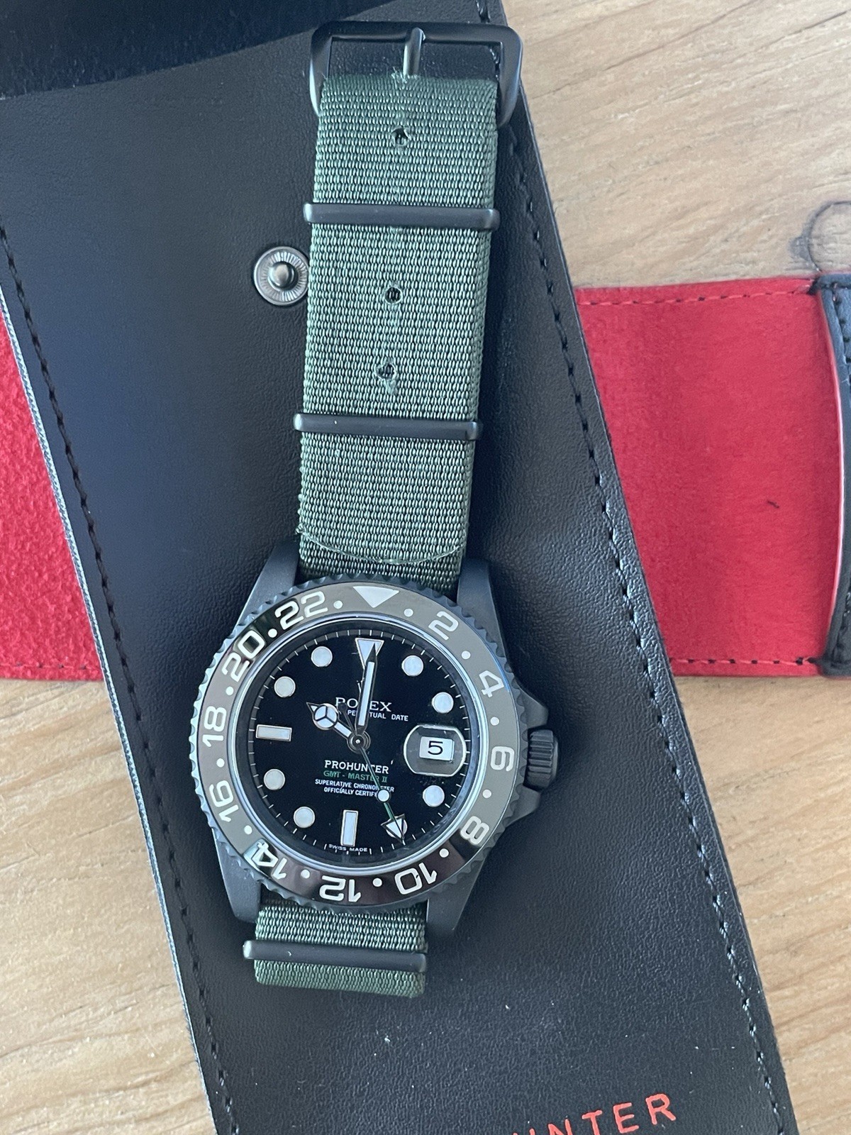Pro Hunter Stealth Military GMT-Master II Rolex