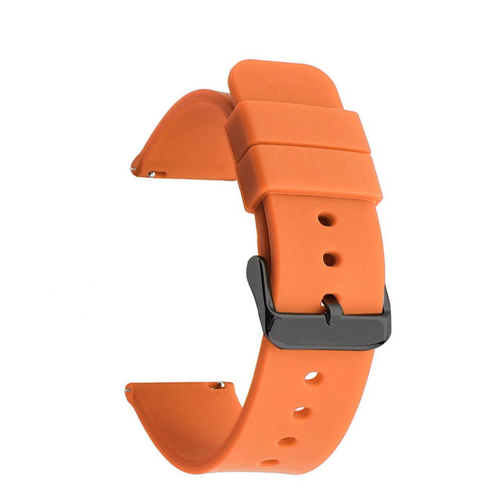 14-24mm Silicone Rubber Smart Watch Strap Waterproof Replacement Wrist Band Belt