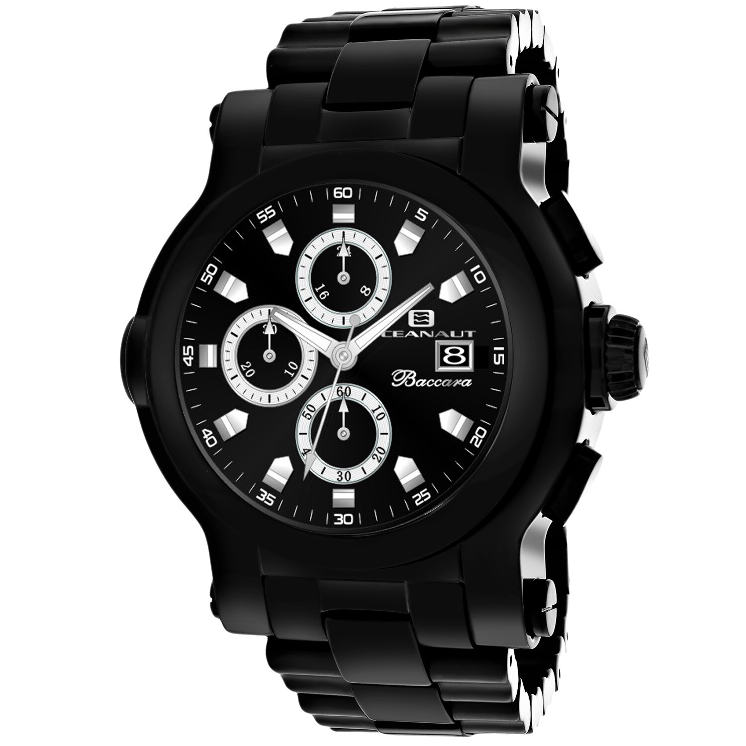 Oceanaut Men’s Baccara XL Black Dial Watch – OC0828