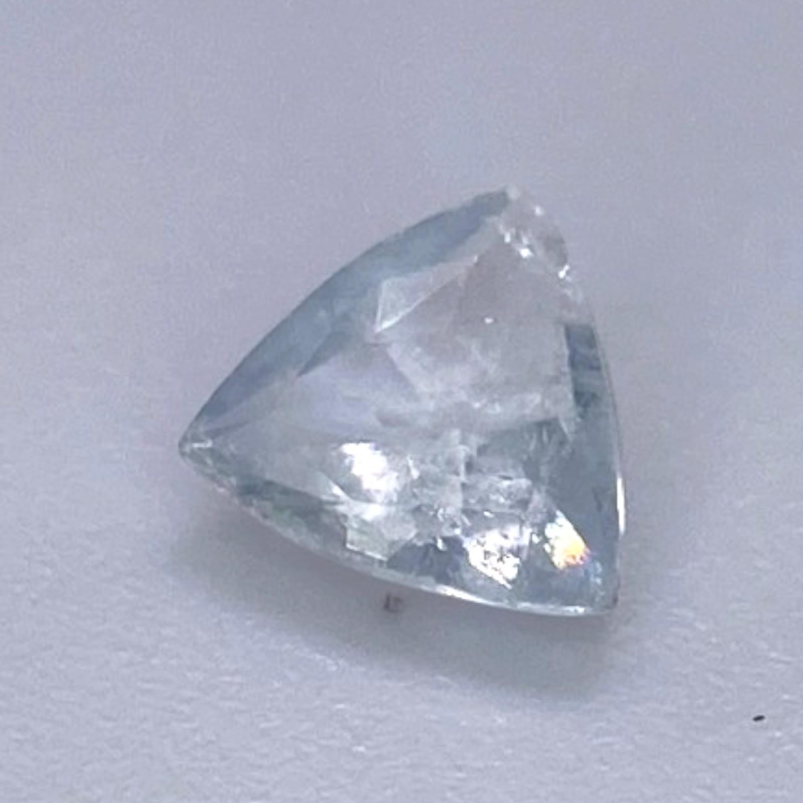 0.65 ct CELESTITE – MADAGASCAR – Natural Rare Untreated Faceted – FREAKINGCAT