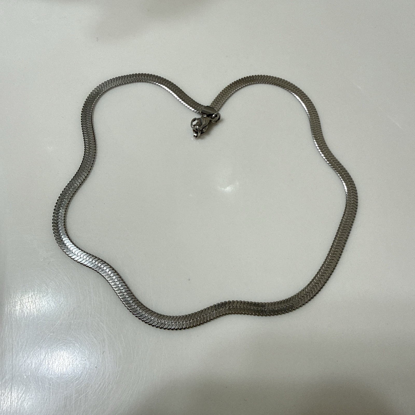 Luxury 18in Solid Stainless Steel Chain Necklace 5mm Width