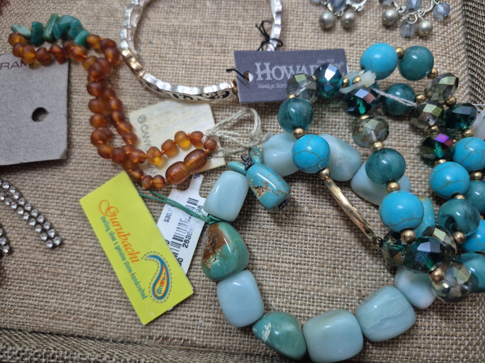 New With Tag Lot Designer Signed Jewelry Necklaces Bracelets Earrings Ring