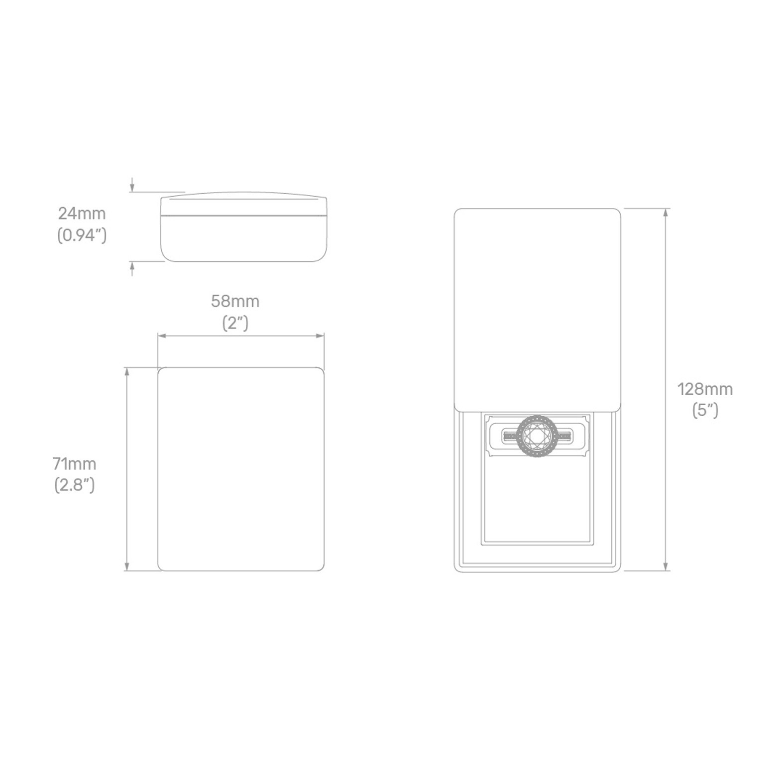 MONOLIX Ring Box Flat Pocket sized for Surprise Proposal Unique Compact (MAXI)