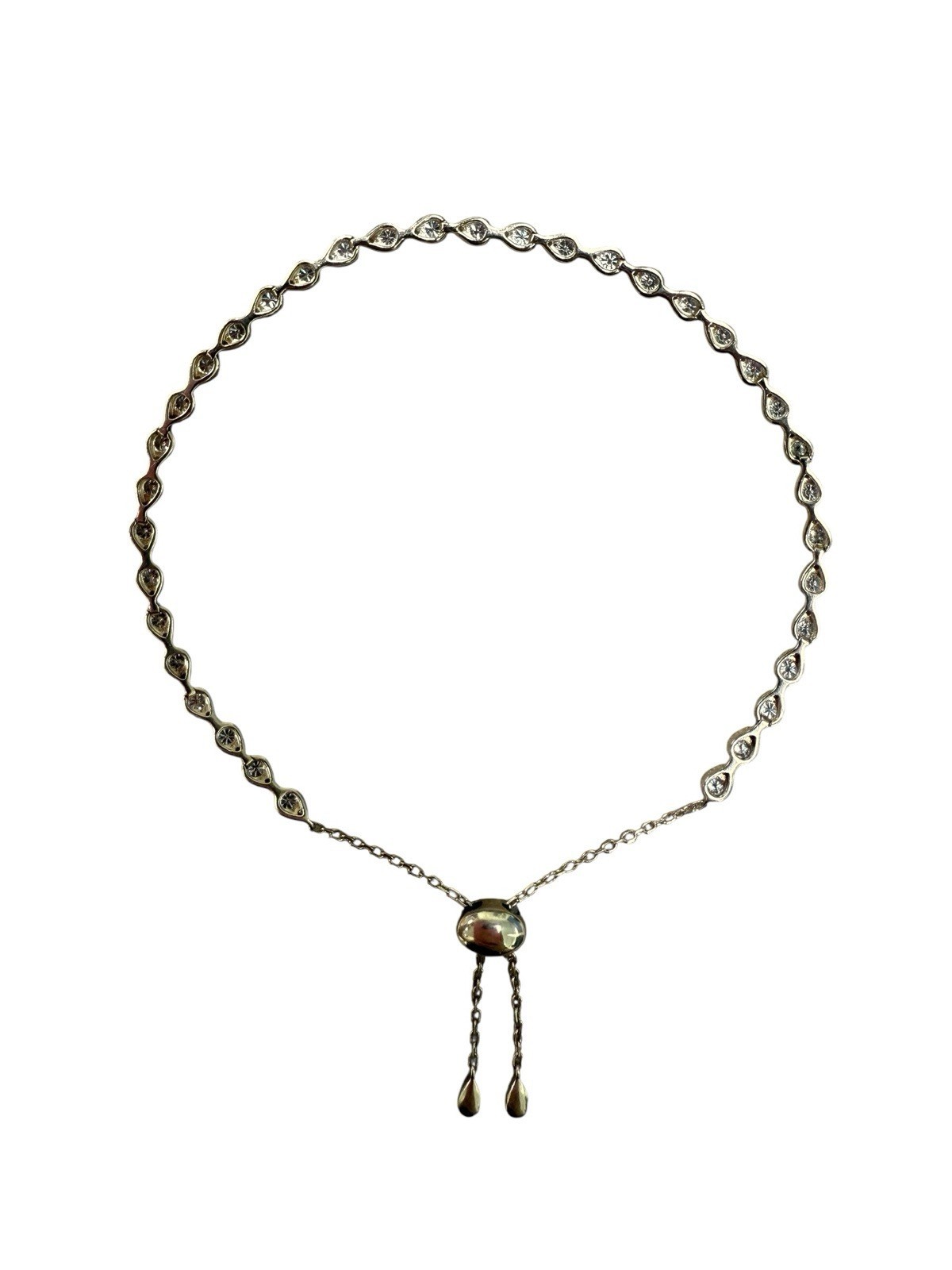 14k Yellow Gold 2.29ctw Diamond Teardrop Bracelet