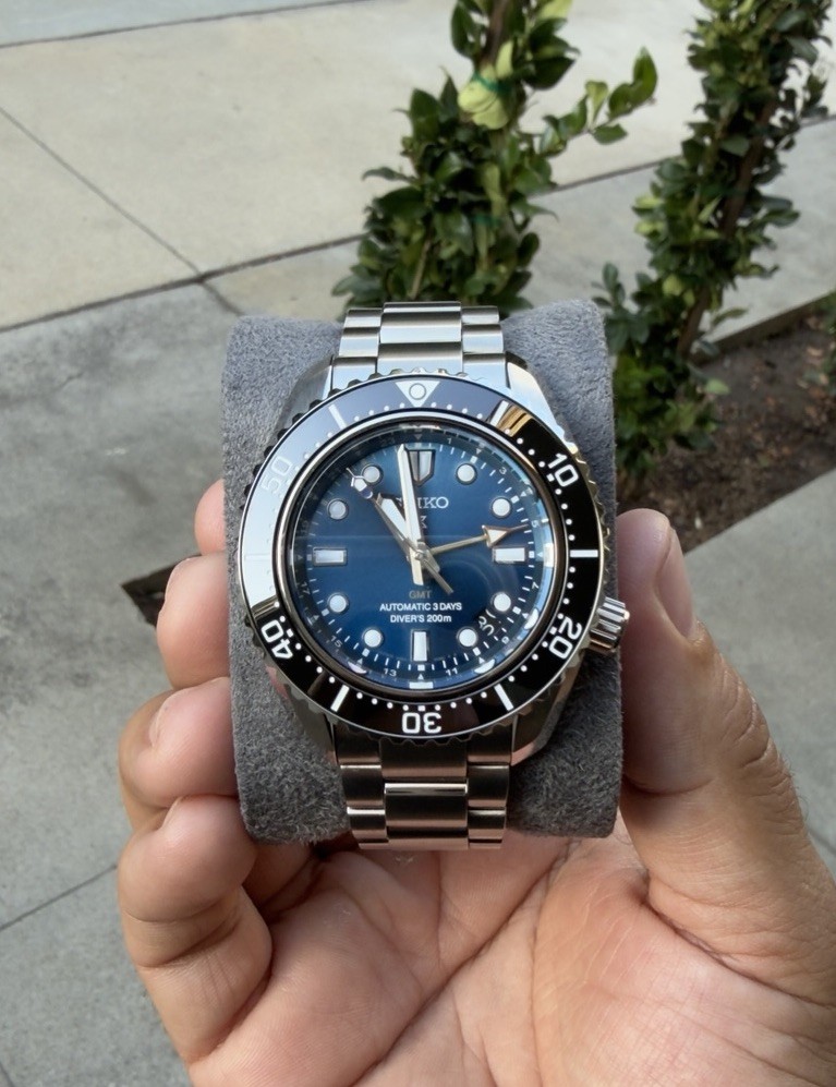 Seiko Prospex 1968 Heritage Diver’s GMT 42mm Blue Dial Watch SPB477 #497/500