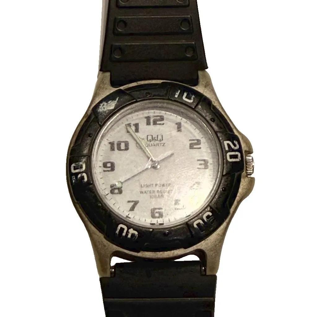 Citizen Q&Q Quartz Watch, Black ■GY99 【Direct from japan】