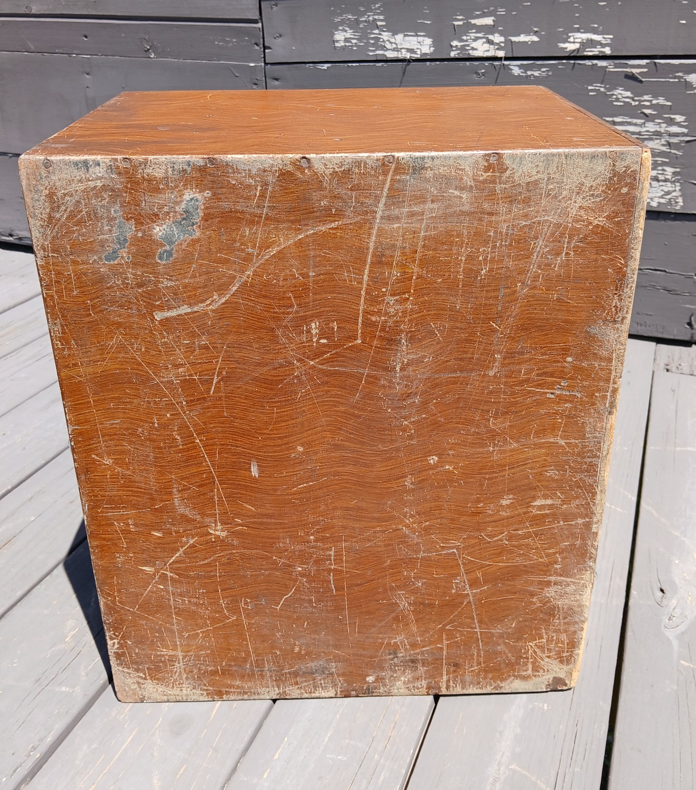Antique Counter Top Watch Repair Cabinet Grain Painted 4 Drawers 1860s