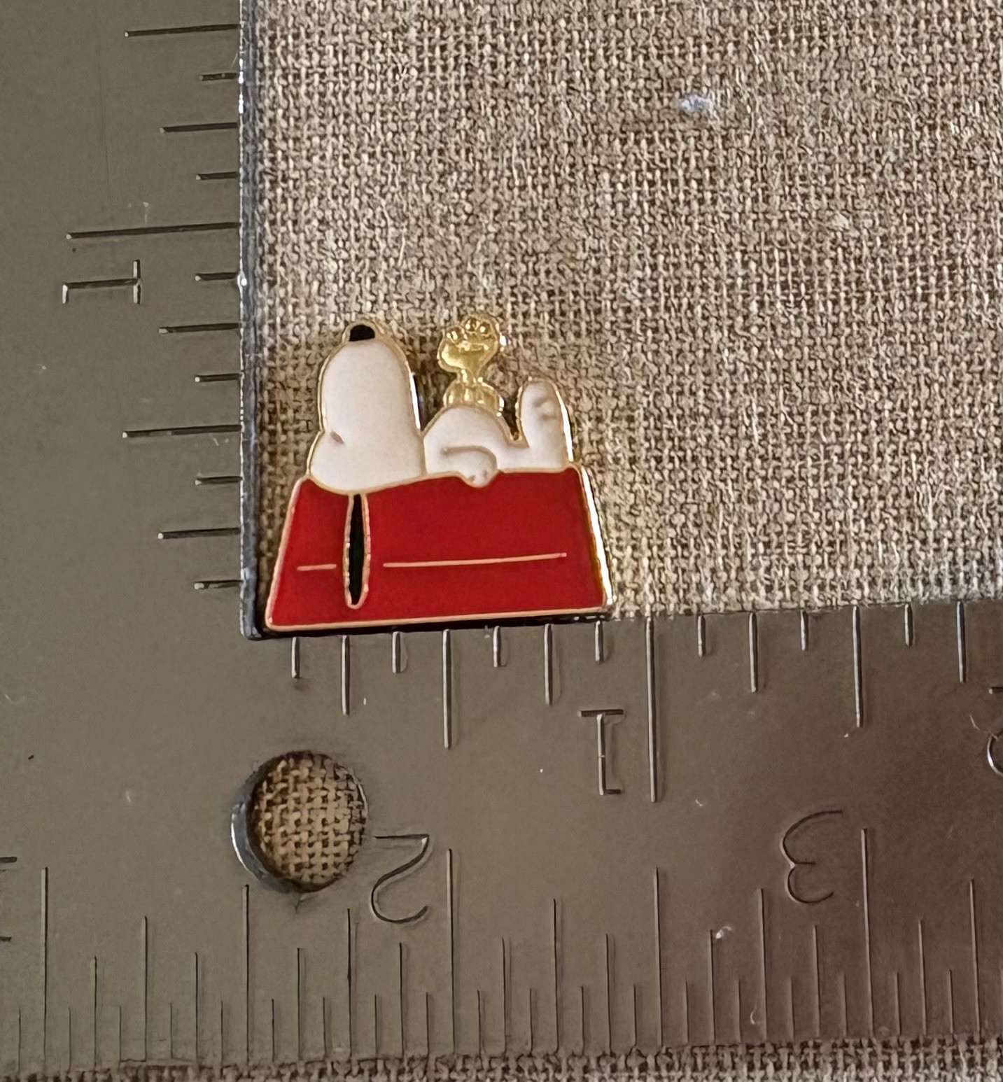 (Set Of 8) Snoopy Peanuts Brooch With Butterfly Clutch Metal Pin Back