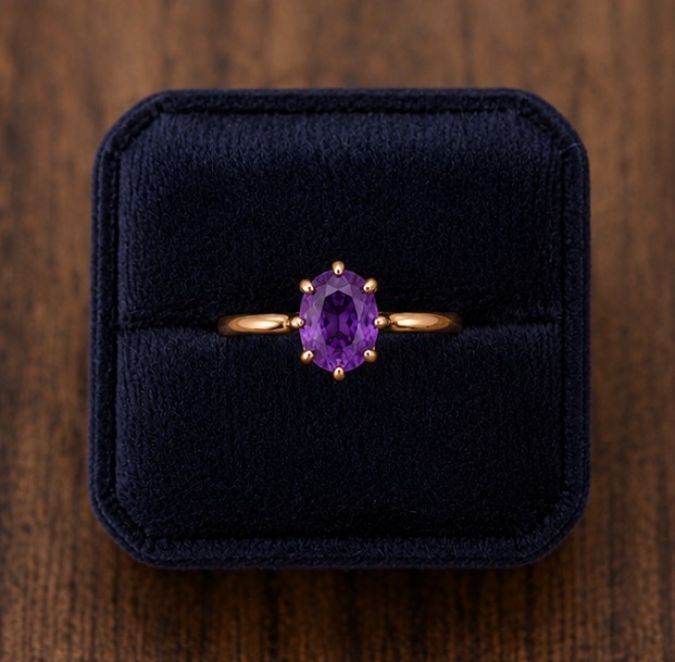 3.12 Ct Oval Cut Natural Sapphire Diamond Proposal Ring 14K Solid Yellow Gold