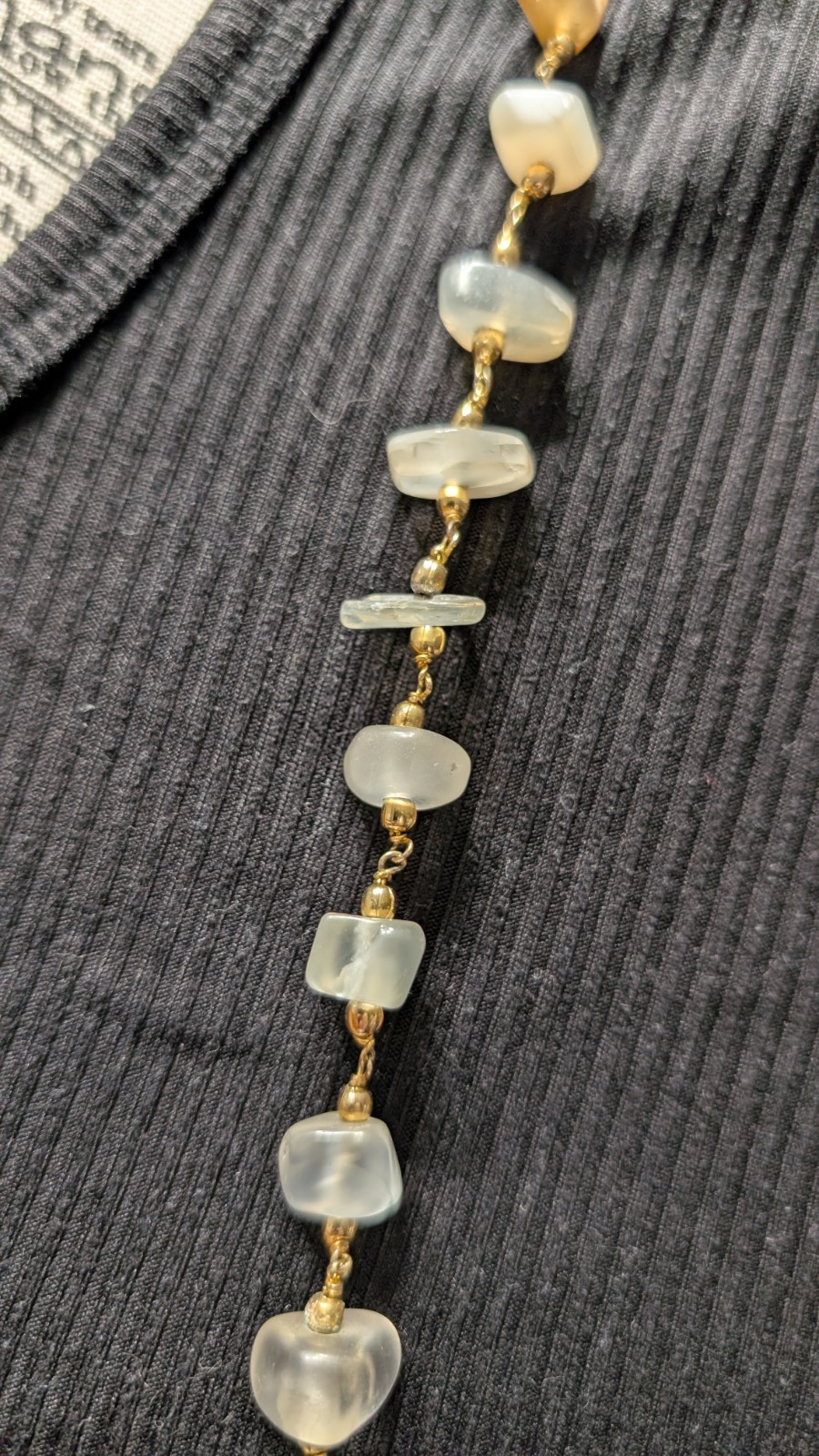 Women’s Stylish Artisan Boho Mixed Beaded Long Necklace 💛💚🤍🤎