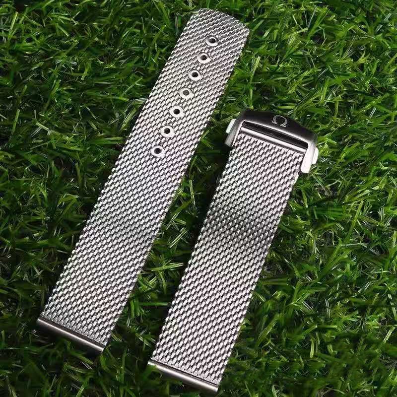20mm Braided Stainless Mesh Strap For Omega Seamaster 300M USA Fast Shipping