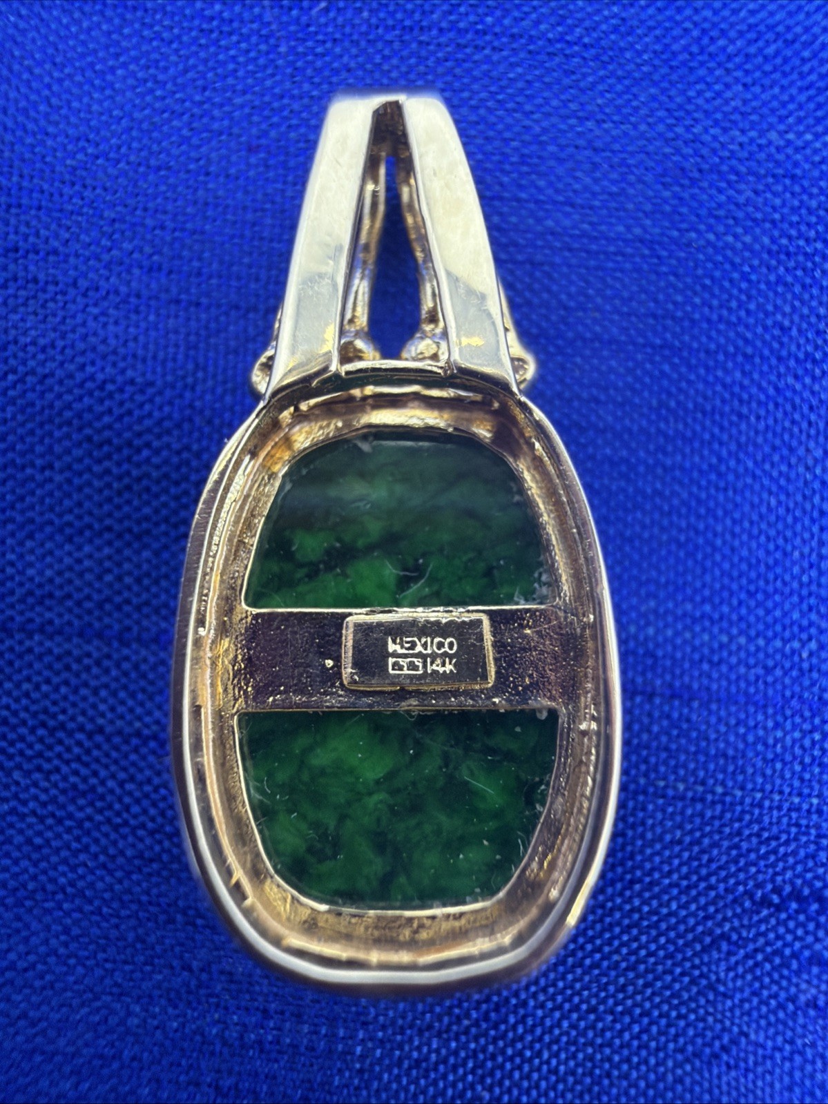 14K Imperial Gold Yellow Gold Natural Maw Sit Sit Ladies Pendant ~1.95g Mexico
