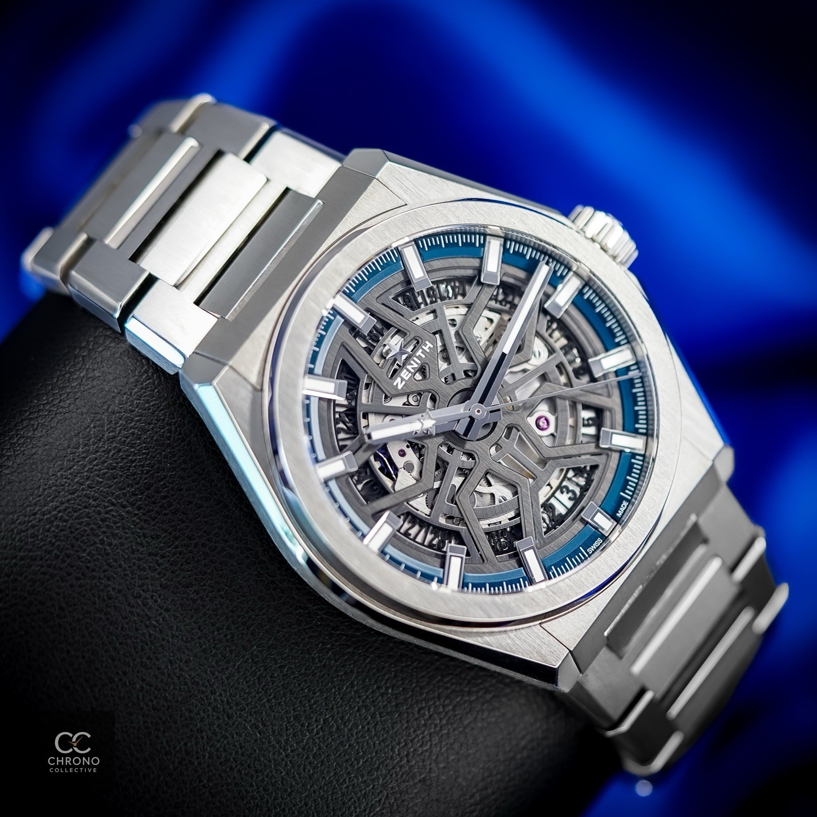 Zenith Defy Skeleton 95.9000.670/78.M9000 41mm Titanium Skeleton Dial Full Set