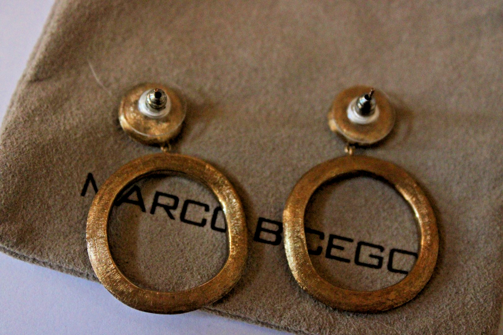 Marco Bicego 18k Gold Jaipur Circle Drop Earrings 8 grams