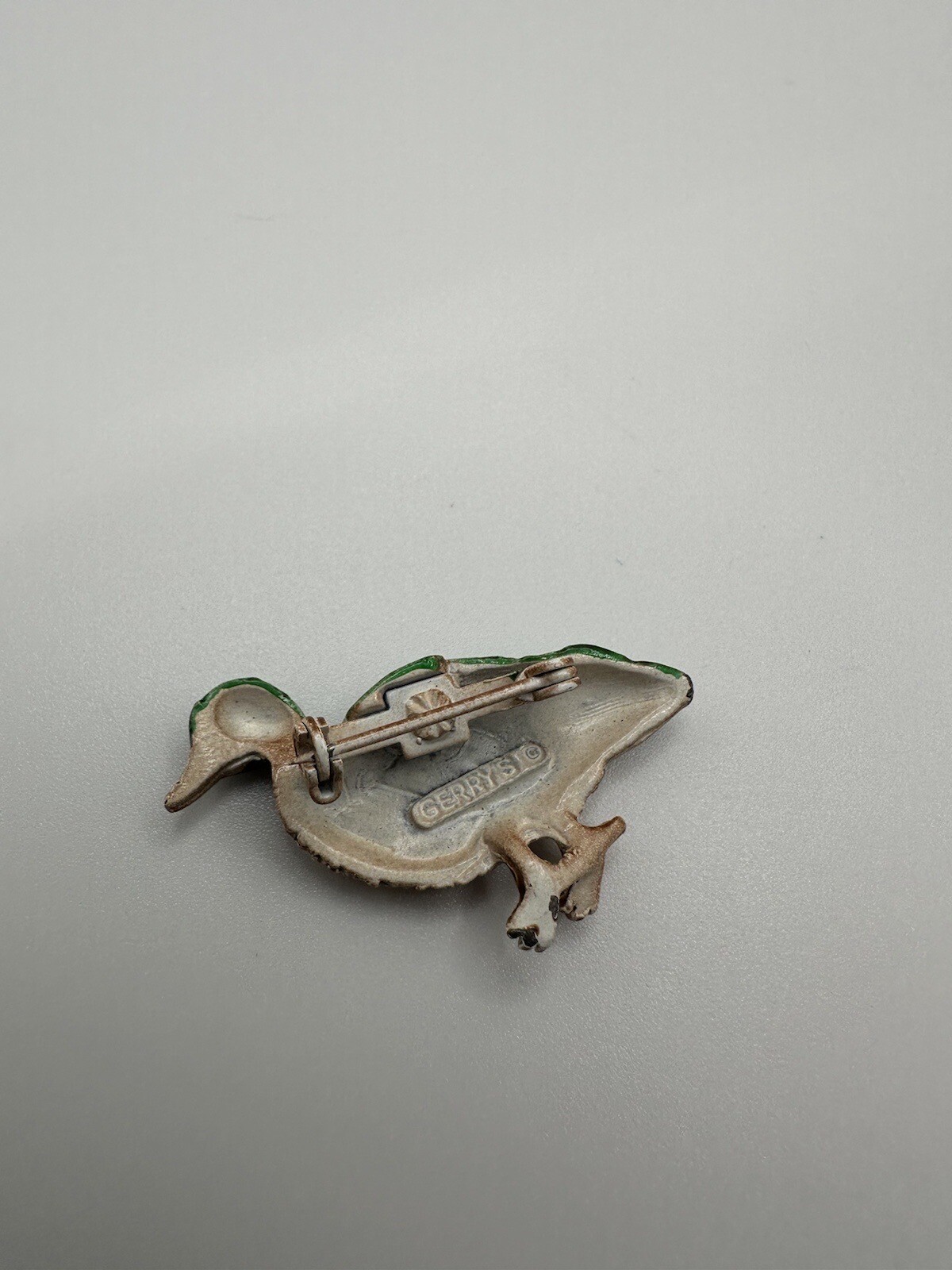 Vintage Gerry’s Duck Painted Brooch Pin 3.6cm BB5