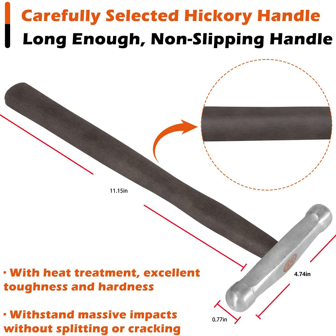 Goldsmiths Jewelers Ball Head Hammer Jewelry Making Tool Silversmith Texturing