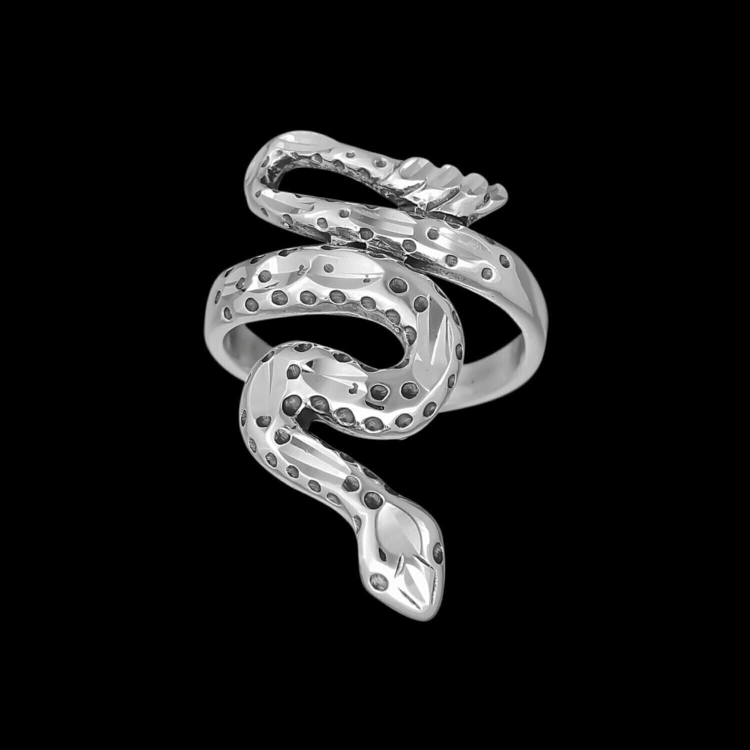 Diamond Cut Wrapped Snake