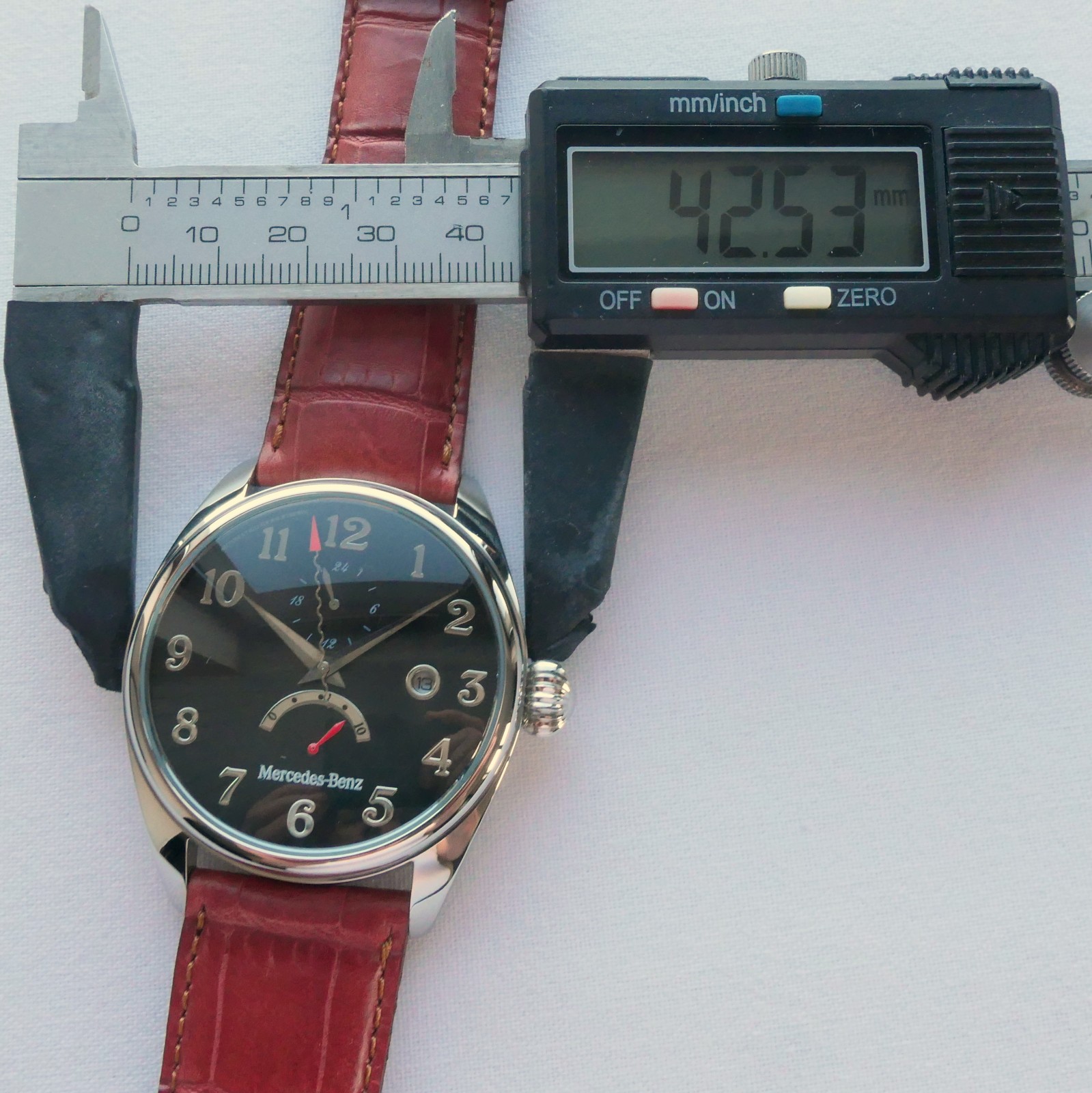 Mercedes Benz Classic Retro Design Car Accessory Power Reserve Automatic Watch